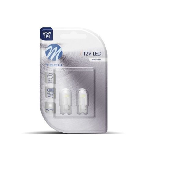 LED Glassockellampe Blister 12V Set à 2 Stk. (≙5W)