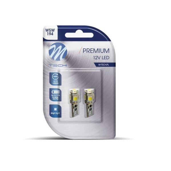 LED Glassockellampe Blister 12V Set à 2 Stk. (≙5W)