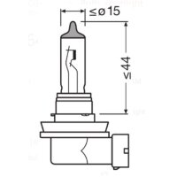 Autolampe OSRAM Glühlampe H11 24V 70Watt  PGJ19