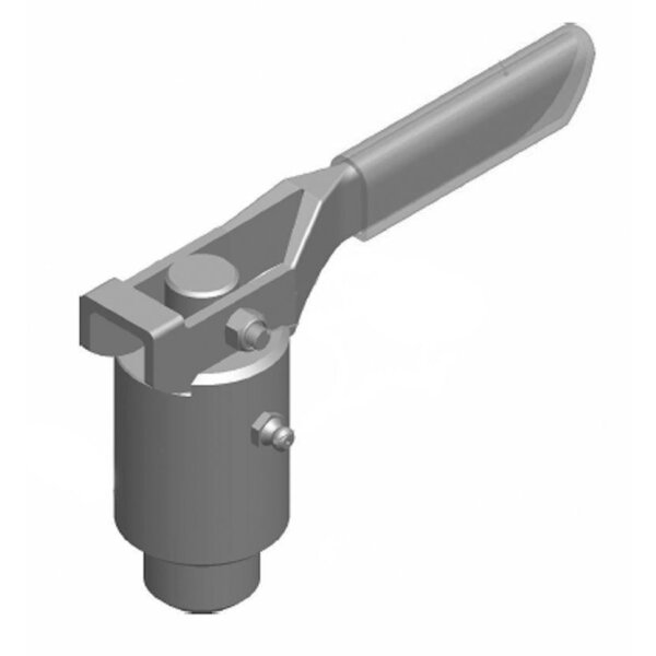 Federriegel, L: 100 mm, Bolzen Ø16 mm