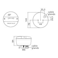 Schlussleuchte Aspöck  links/rechts  24V