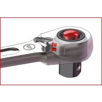 3/8" Slim Power Umschaltknarre, 72 Zahn