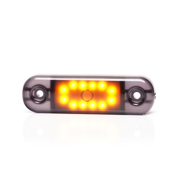 LED Seitenmarkierleuchte WAS 275-2 Black 12/24V