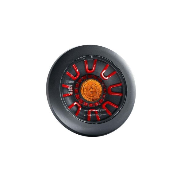 LED Schlussleuchte Fristom FT-313 12/36V  li/re Black