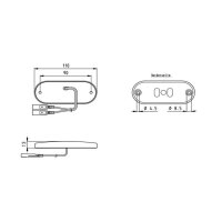 LED Seitenmarkierleuchte Jokon (10)  SMLR 2002   12V