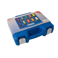 Kraft Stecknuss-Satz mit Schineinsatz 1/2"