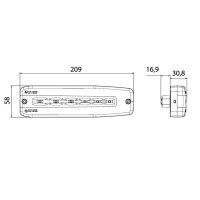 LED Schlussleuchte Vignal CTL 14  12/24V  links/rechts