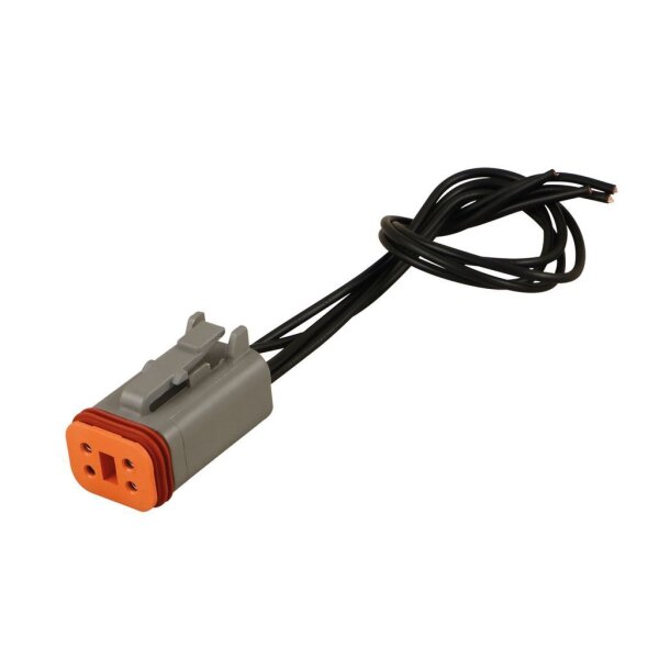 Deutschstecker 4-pol  (DT06-4S) mit Kabel 0.3m, IP68