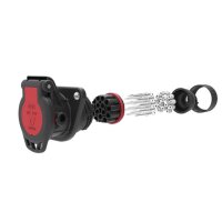 Steckdose 15-pol  24V Typ Jäger, wasserdicht z.crimpen