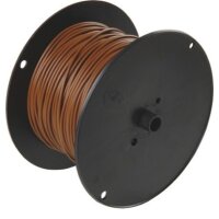 Kabel 1 x 1,0 mm², Farbe braun  1 Rolle = 100 m