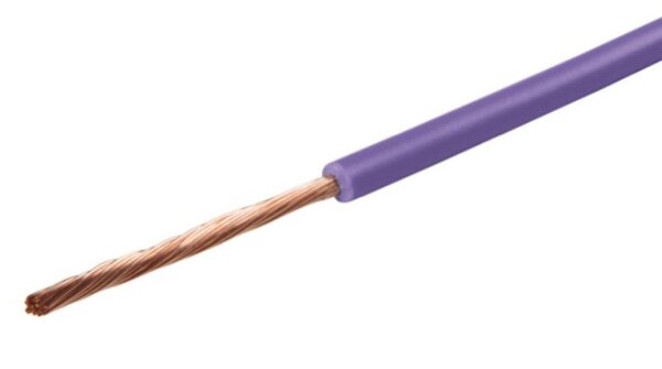 Kabel 1 x 1,5 mm², Farbe violett