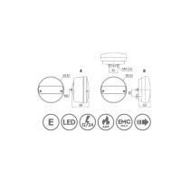 LED Schlussleuchte SIM 3111, 12/24V  links/rechts