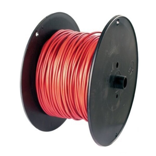 Kabel 1 x 1,5 mm², FLRY-B, rot  1 Rolle = 100m