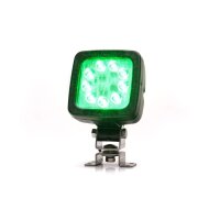 LED Arbeitsscheinw. 110x110x85, 12/24V WAS grün