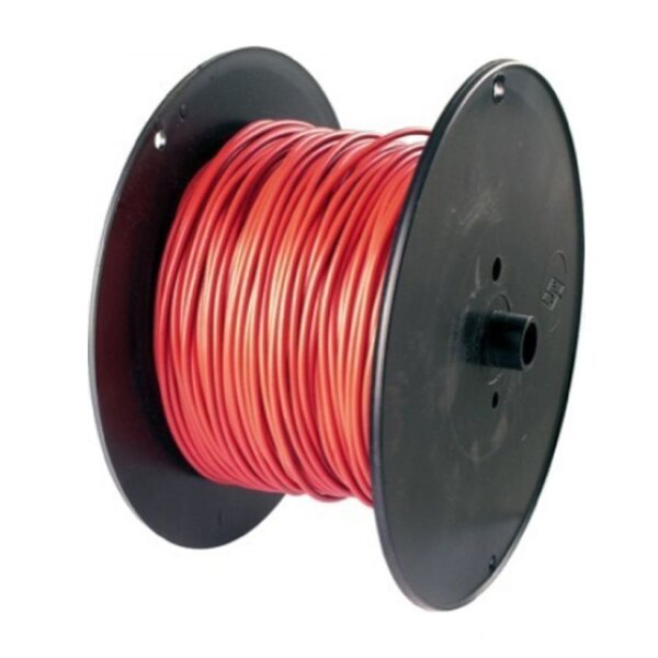 Kabel 1 x 4.0 mm²,  FLRY-B, Farbe rot 1 Rolle = 50m