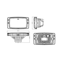 LED-Hauptscheinwerfer Ersatz Hella, Modul 6213  10-30V