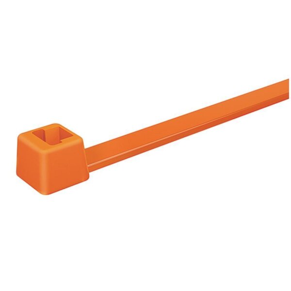 Kabelbinder, 200 x 4.8 mm, Farbe = orange