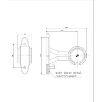 LED Umrissleuchte Fristom FT-009B 12/24V links/rechts