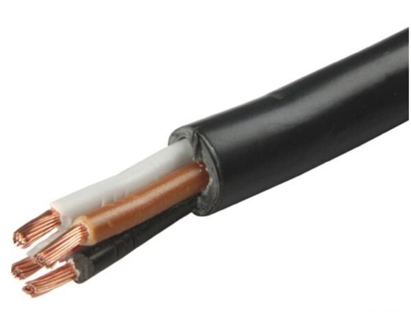 Kabel   4-pol 1,5mm², 1 Rolle = 50m