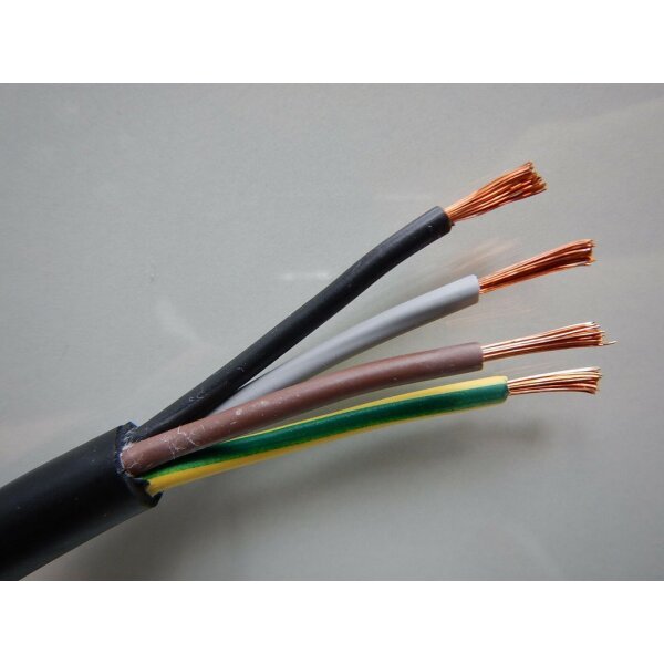 Kabel   4-pol 2,5mm², 1 Rolle = 50m