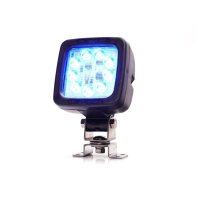 LED Arbeitsscheinw. 110x110x85, 12/24V WAS blau