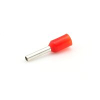 Ader-Endhülsen isoliert 1.0mm²  rot