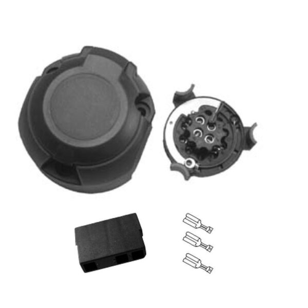 Steckdose 13-pol  Satz mit Dichtung & Schrauben