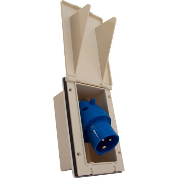 Stecker  3-pol CEE, einklappbar 16A, 230V