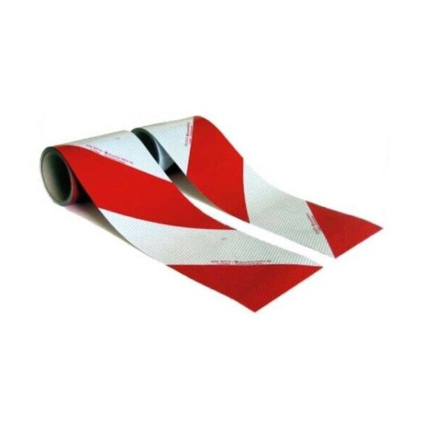 Reflektierklebeband 3M, Reflex rot/weiss,141mm x 9m