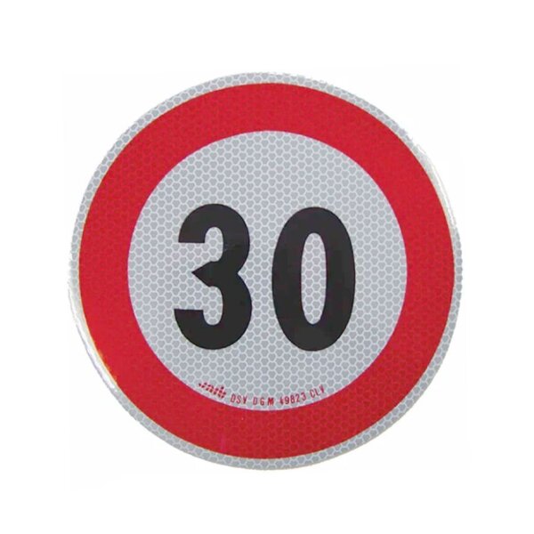 Folie selbstklebend 30 km/h voll reflektierend