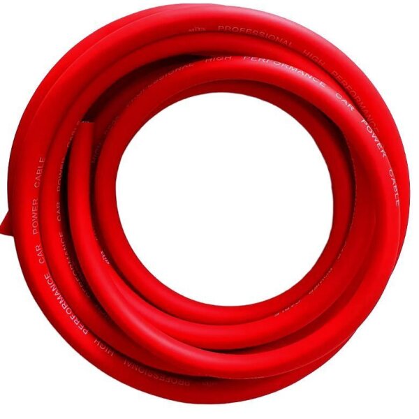 Anlasserkabel 50mm² (8) rot hochflexibel 1Rolle = 25m