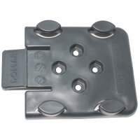 Radkeilhalter schwarz Kunststoff