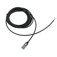 Deutsch Stecker 2-pol mit angespritztem Kabel 5m