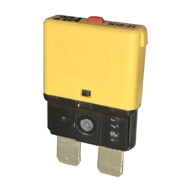 Sicherungsautomat (6) gelb  20A (ETA)  bis 32V