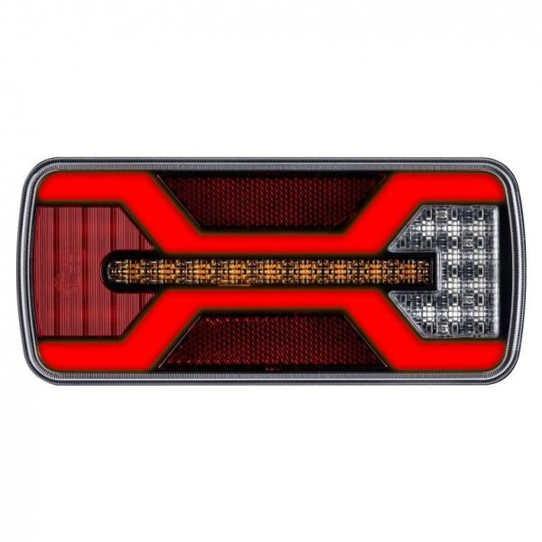 LED Schlussleuchte links mit Widerstand  12/24V