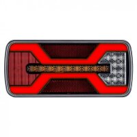 LED Schlussleuchte links mit Widerstand  12/24V