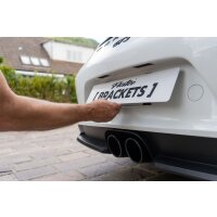 Kennzeichenhalter Set vorne und hinten (Langformat)