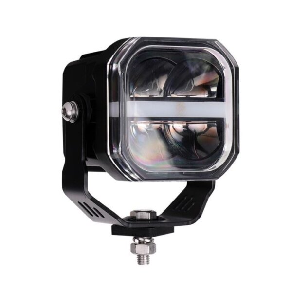 LED Arbeitsscheinw. Premium 76x76x73,  12- 48V