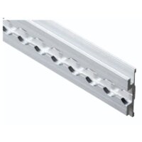 Airlineschiene Alu eckig eloxiert (Panzerschiene)