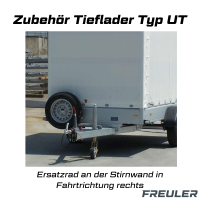 Unsinn Anhänger 750kg UT 2111-7-13 Tieflader ungebremst Basaltgrau