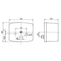 Schlussleuchte Jokon (2)  rechts BBS(K) 6025R  12V