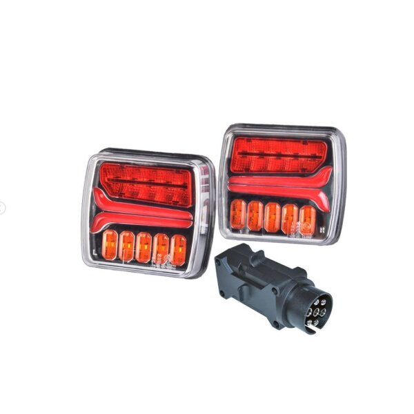 LED Schlussleuchten Set Wireless 12-24V