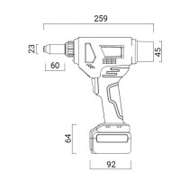 Akku-Nietgerät Tool GO-BR2