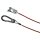 Abreissseil   730mm Karabiner + Gabelkopf