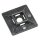 Selbstklebeplatte 28 x 28 mm, schwarz