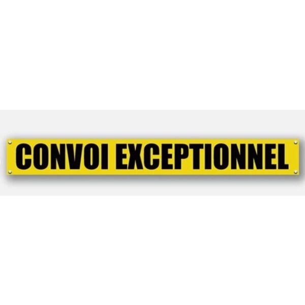 Blache "CONVOI EXCEPTIONNEL" 1900 x 250mm