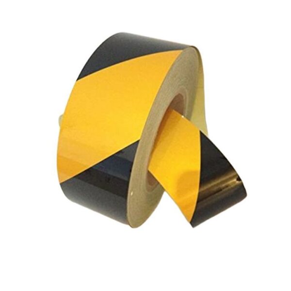 Markierungsklebeband gelb/schwarz 50mm x 10m