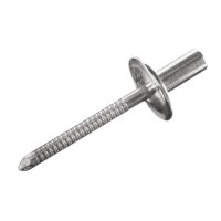 Dicht-Becherblindniete Inox/Inox 4.8 x 12.0 Grosskopf,...
