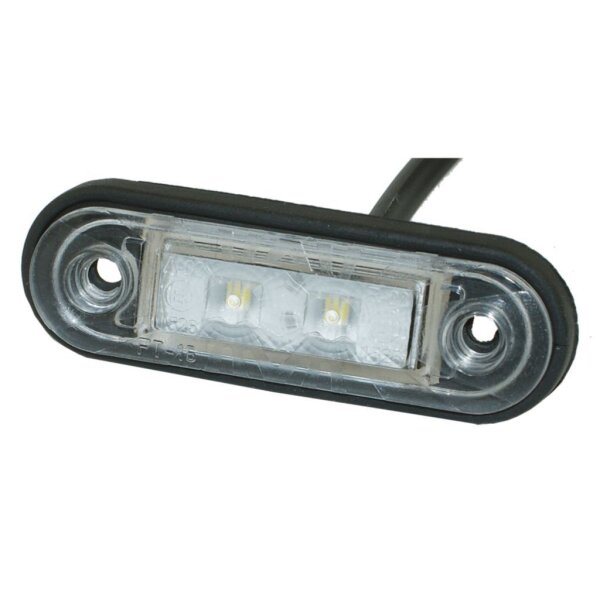 LED Positionsleuchte Fristom FT-015B weiss 12-24V