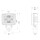 LED Arbeits-Rückfahrscheinw. 112x112x 48, 12/24V